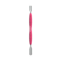 Staleks Manicure pusher Gummy with silicone handle UNIQ 10 TYPE 1 (rounded wide and rounded narrow pusher)