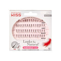 Natural-looking individual false eyelashes kit + glue 70 units
