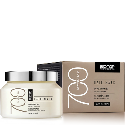 ביוטופ 700 Keratin & Kale Hair Mask - מסיכה לשיער 550 מ"ל