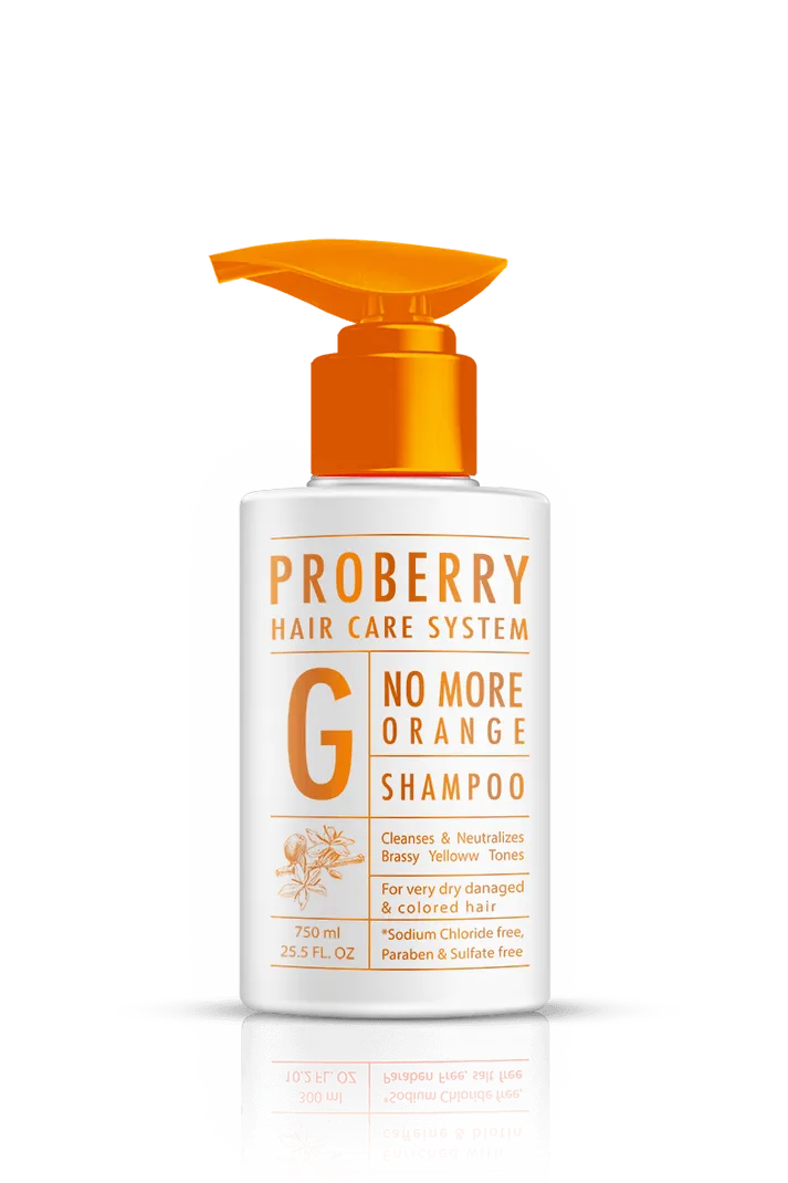 Proberry Gojiberry shampoo Cleanses & Neutralizes Orange Shades 750ml