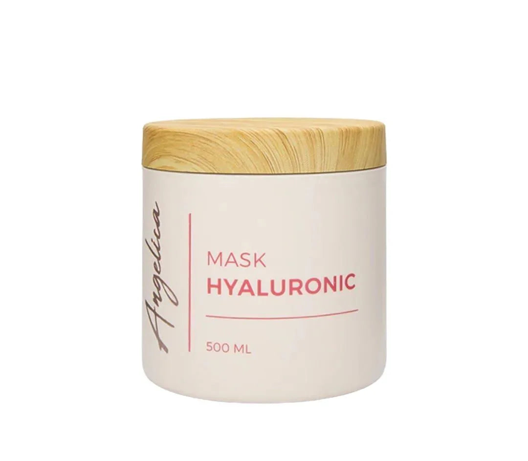 Angelica hair mask for thick and curly hair with hyaluronic acid - without salts 500ml