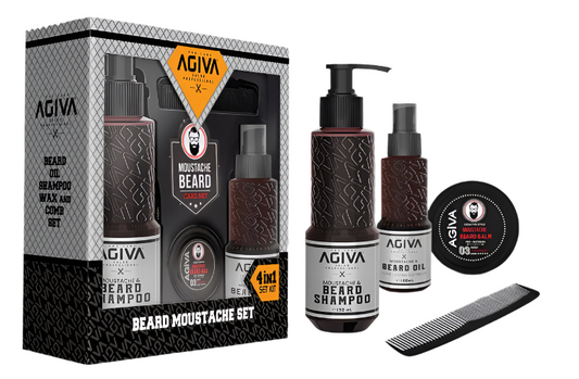Agiva Beard and Mustache Set