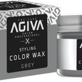 Agiva Temporary Hair Dye Wax Gray 120 ml - Agiva