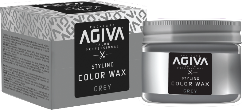 Agiva Temporary Hair Dye Wax Gray 120 ml - Agiva