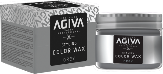 Временная краска для волос Agiva, восковая, серая, 120 мл - Agiva