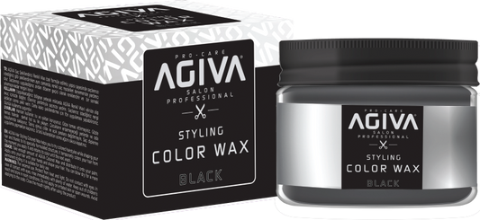 Временная краска для волос Agiva, воск, черный, 120 мл - Agiva
