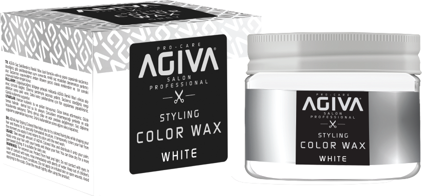 Agiva Temporary Hair Dye Wax White 120 ml - Agiva
