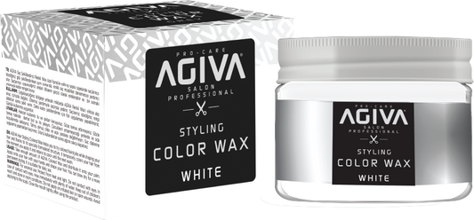 Временная краска для волос Agiva с воском, белая, 120 мл - Agiva