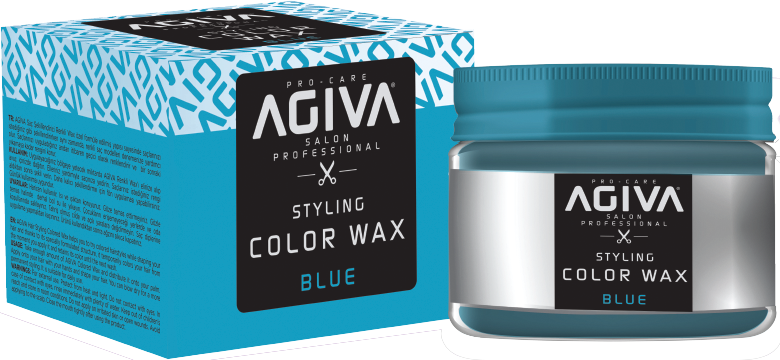 Agiva Temporary Hair Dye Wax Blue 120 ml - Agiva