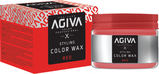 Временная краска для волос Agiva, восковая, красная, 120 мл - Agiva