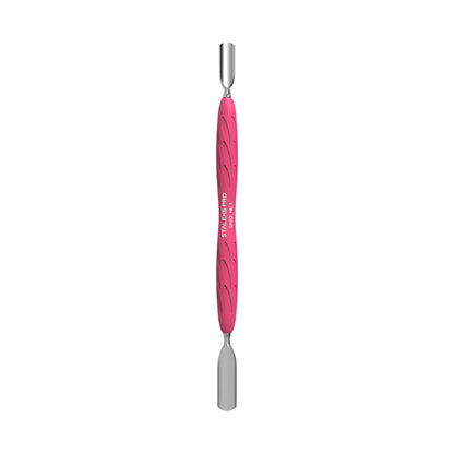 Staleks Manicure pusher Gummy with silicone handle UNIQ 10 TYPE 1 (rounded wide and rounded narrow pusher)