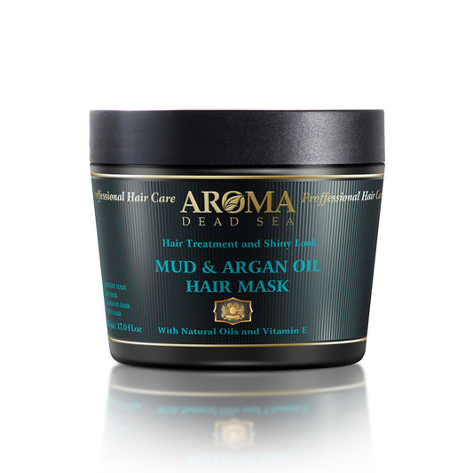 Aroma Dead Sea Black Mud & Argan Oil Hair Mask 500ml