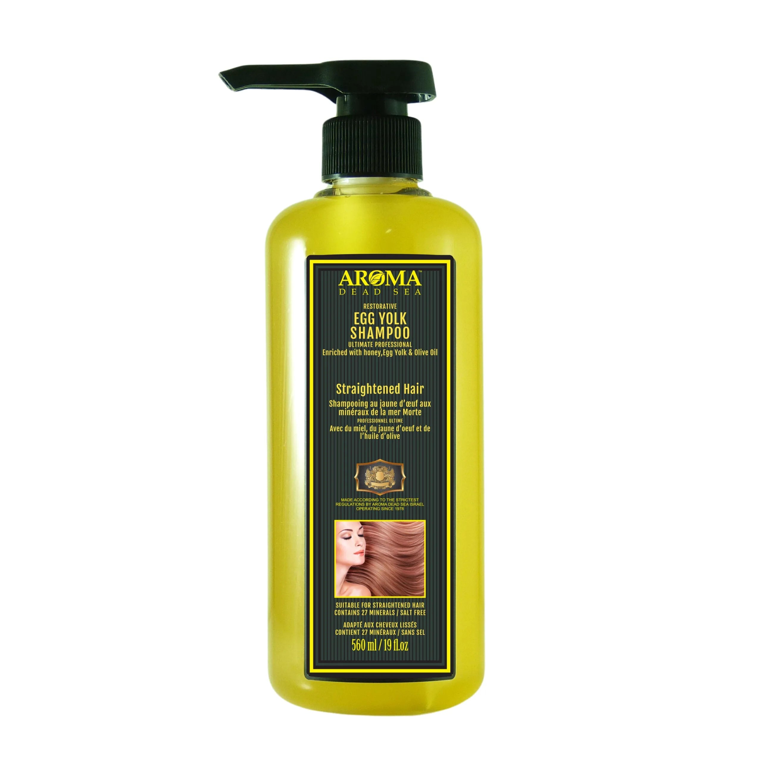 Aroma Shampoo Honey Eggs and Olive Oil 560 ml