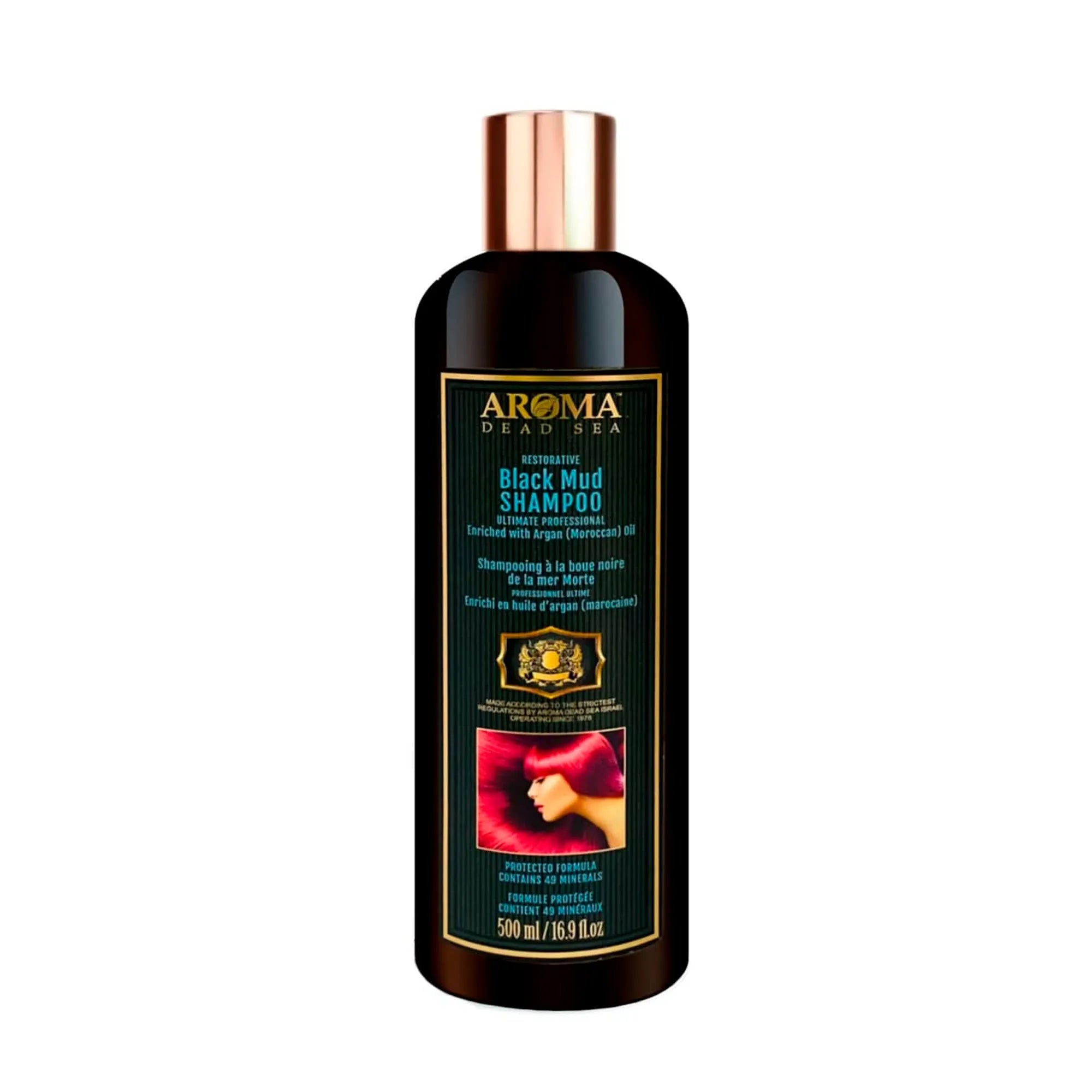 Aroma Mud Shampoo with Argan Oil (Moroccan) for Hair and Scalp Treatment 560 ml