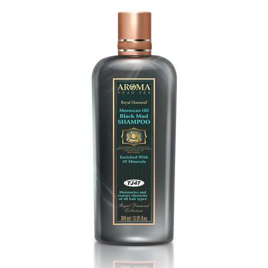 Aroma Dead Sea Argan Oil Black Mud Shampoo 380ml