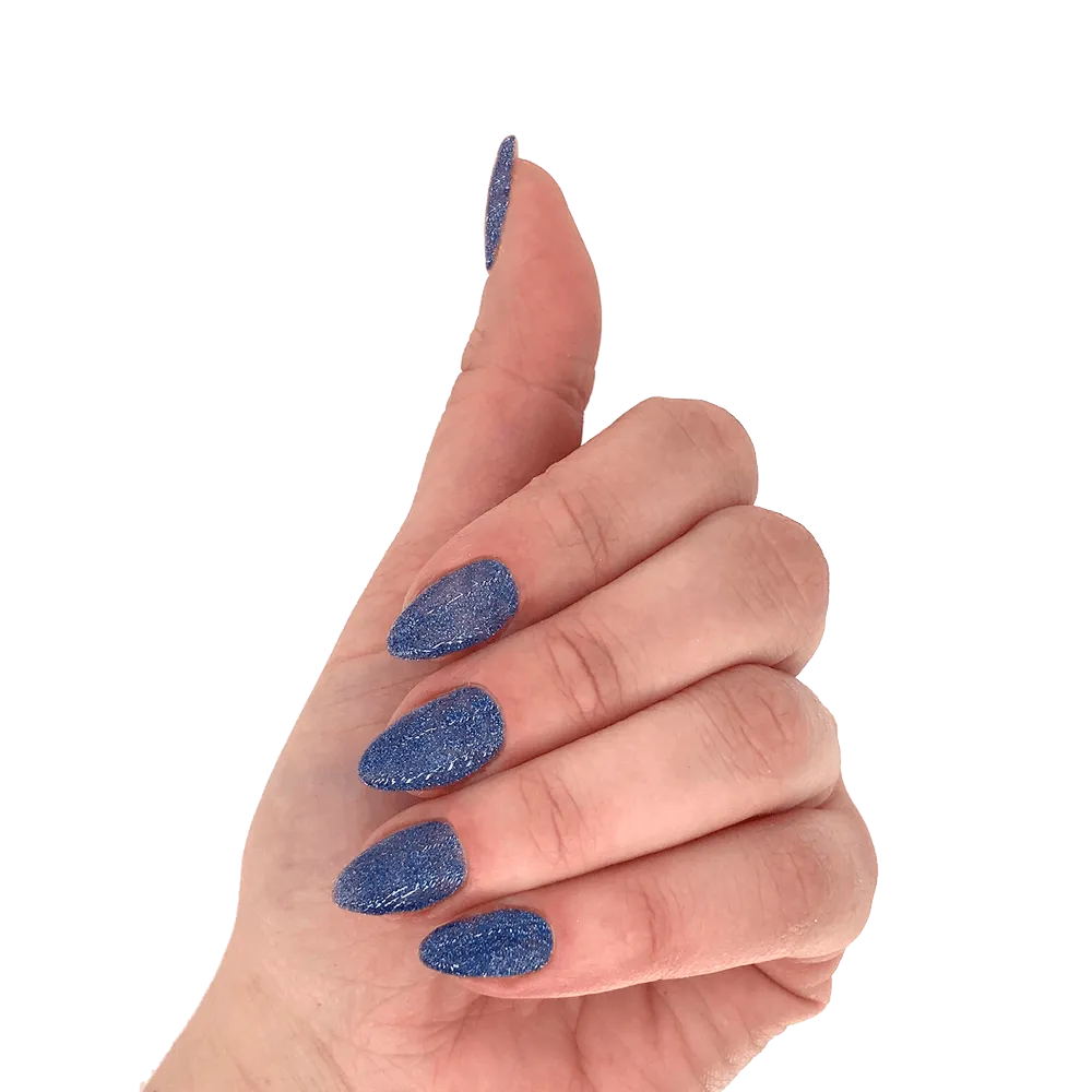 לילה מילאנו לק ג'ל- נצנץ פלאש כחול 96 10 מ"ל