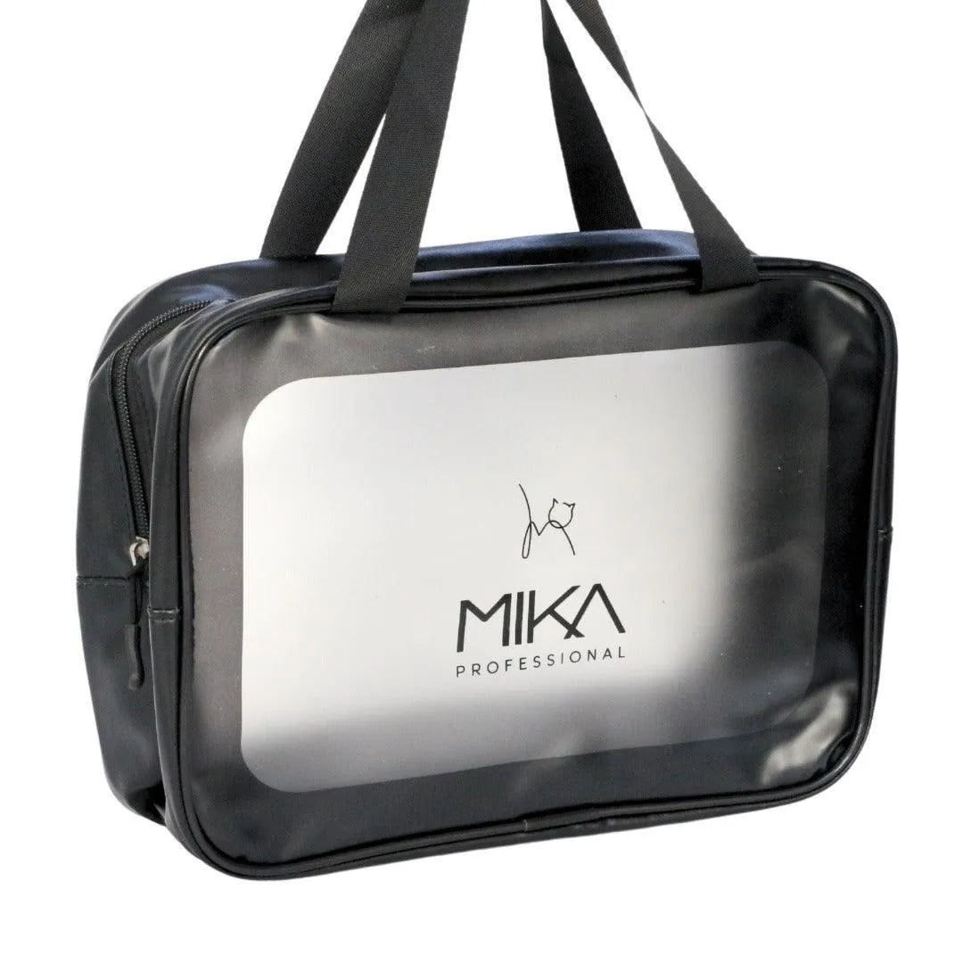 מיקה פרופשיונל תיק איפור גדול בצבע שחור