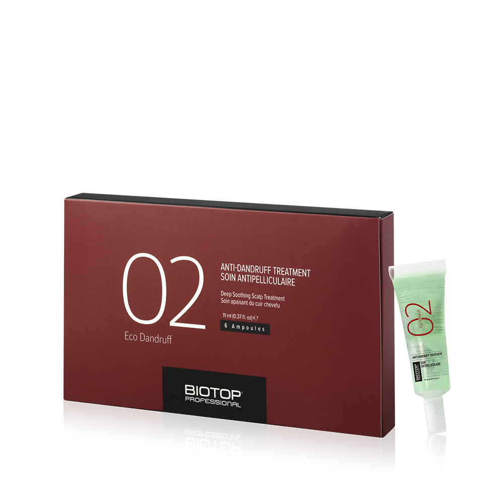 Biotop 02 Eco Dandruff Anti-Dandruff Treatment Ampoules