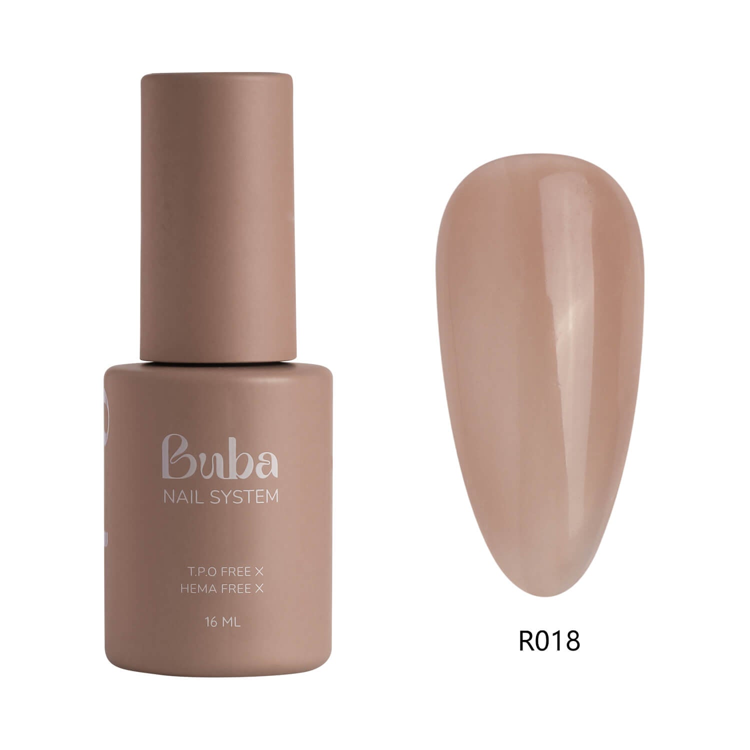 Buba Rubber Base Gel Polish Color -R018