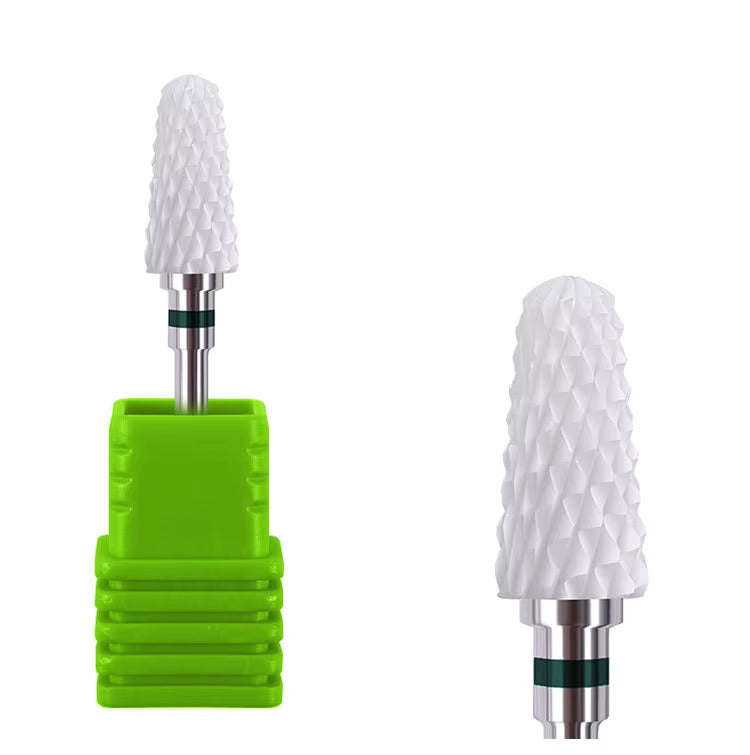 ראש שיוף קרמי בצורת מטריה ירוק Coarse