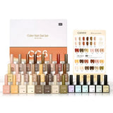 CANNI סט מזוודה 30 בקבוקים לק ג’ל 9 מ”ל hema free-SET CC6