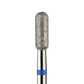 Diamond grinding head drill bit "rounded cylinder" medium blue 141/033 - Vladmiva