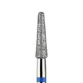Diamond grinding head drill bit "cone with hemispherical tip" medium blue 199/027 - Vladmiva