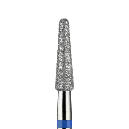 Diamond grinding head drill bit "cone with hemispherical tip" medium blue 199/027 - Vladmiva