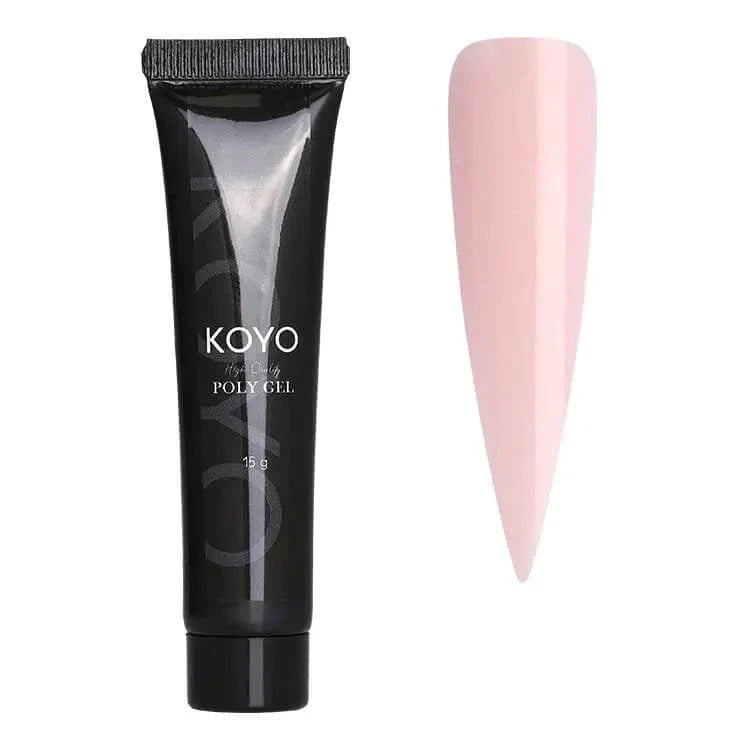קויו - KOYO פוליג'ל 15 מ"ל Clear Pink