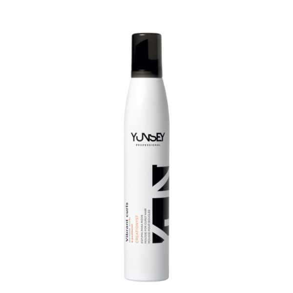 מוס מקצועי Yunsey Vibrant Curls לעיצוב והגדרת תלתלים חוזק 4 300 מ״ל