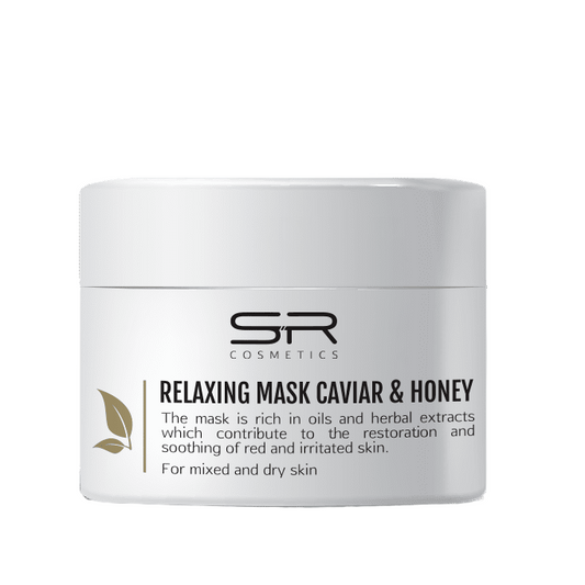 Успокаивающая маска с икрой и медом SR Cosmetics 250 мл 