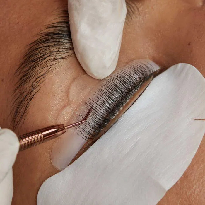 Professional double-sided metal tool for lifting eyelashes