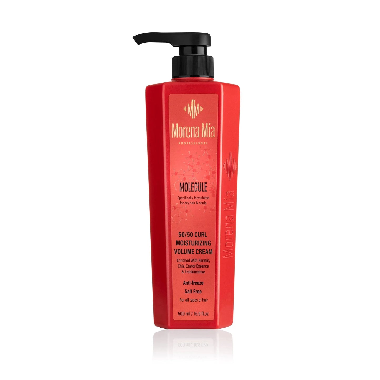 קרם מולקולה לעיצוב וייצוב תלתלים-Molecule 50/50 glaze cream - Morena Mia 500 מ"ל