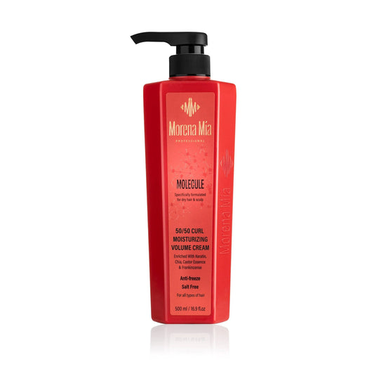 קרם מולקולה לעיצוב וייצוב תלתלים-Molecule 50/50 glaze cream - Morena Mia 500 מ"ל