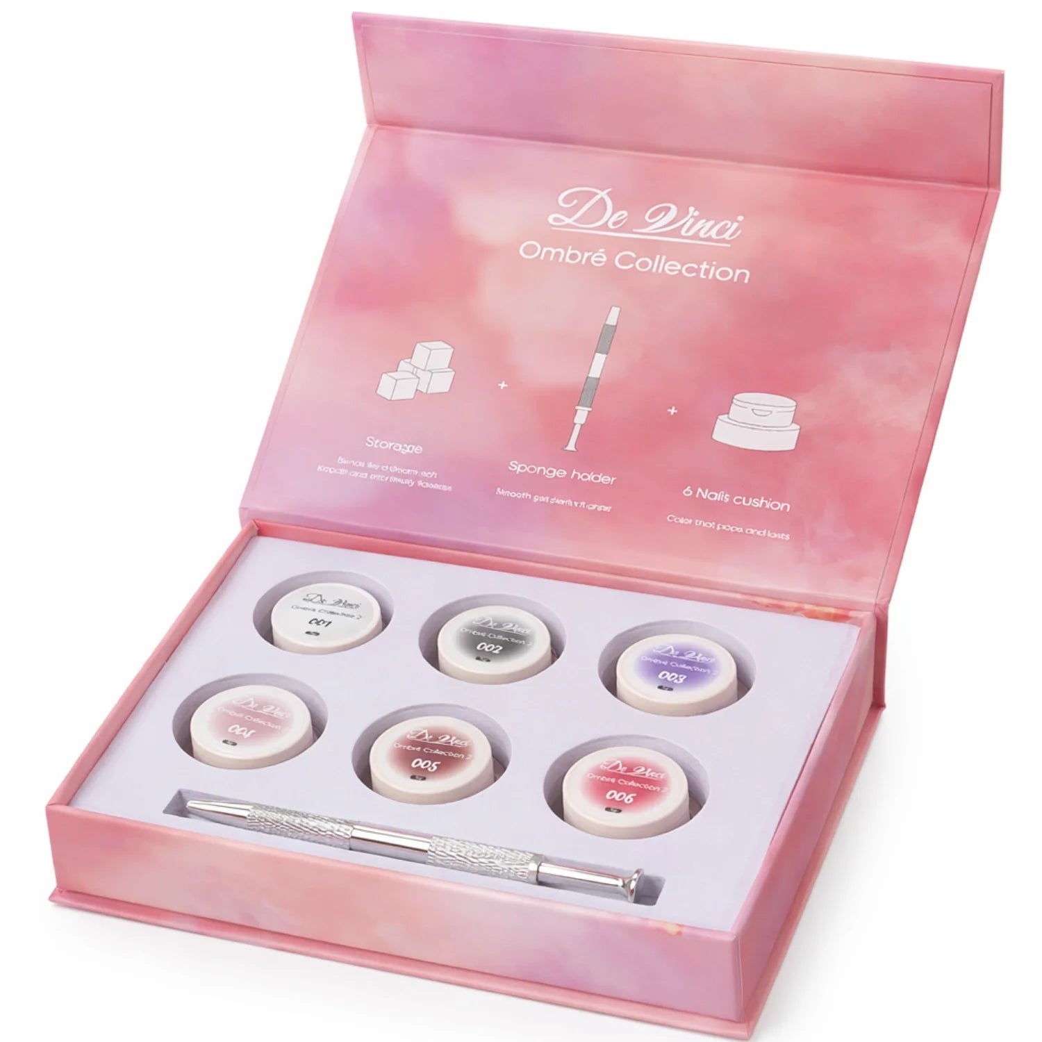 De Vinci No.2 Ombre Kit Коллекция 6 оттенков омбре