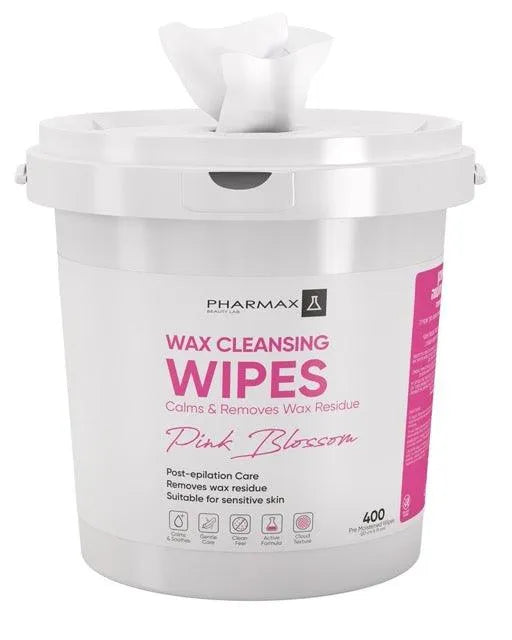 Упаковка Pharmax 400 шт. – масляные салфетки для удаления воска | аромат розовых цветов