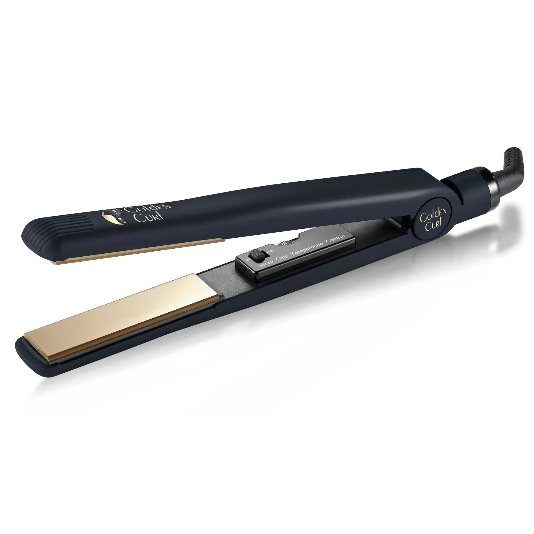 Golden Curl Turbo Titanium Straightener for Straightening and Curling - Golden Curl