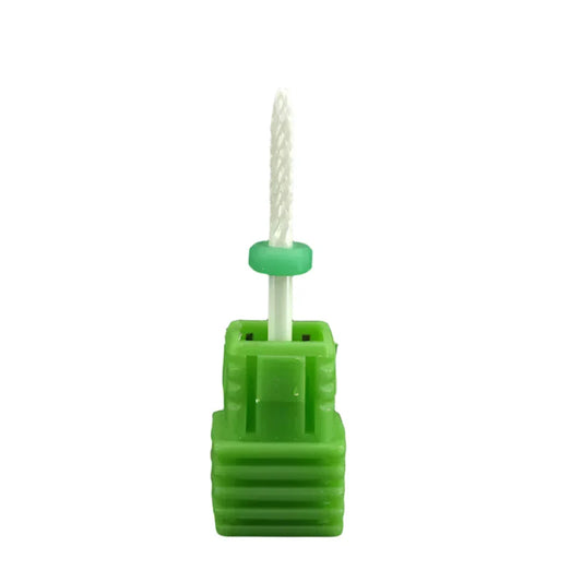 Coarse needle-shaped ceramic sanding head