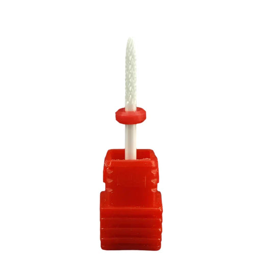 Fine needle-shaped ceramic sanding head