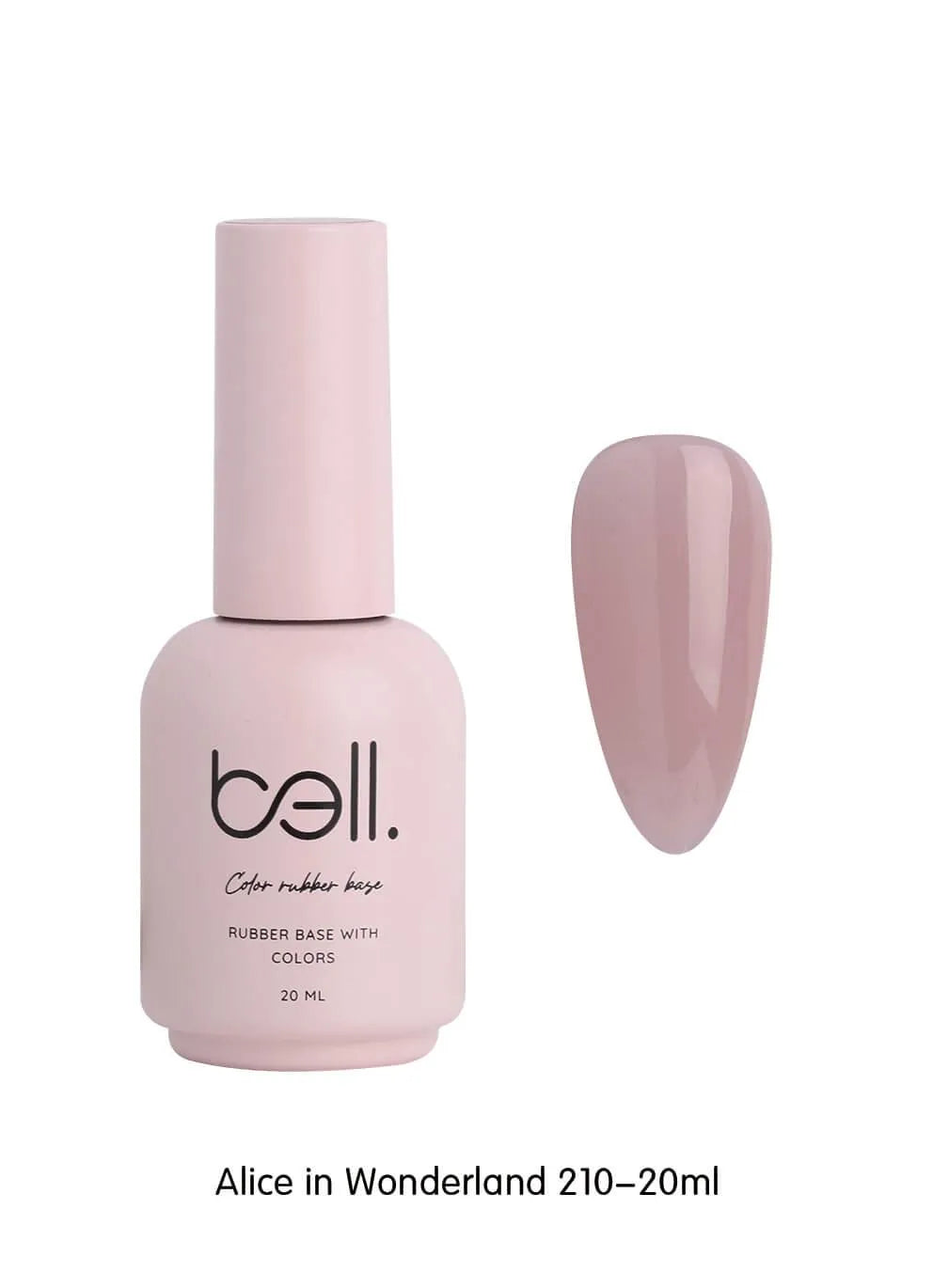 Bell nail polish base gel with color 210