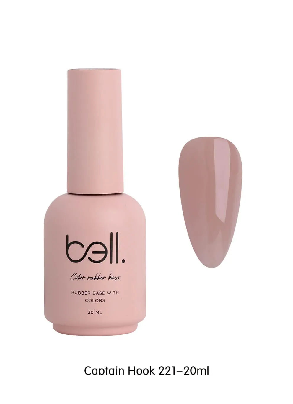 Bell nail polish base gel with color 221