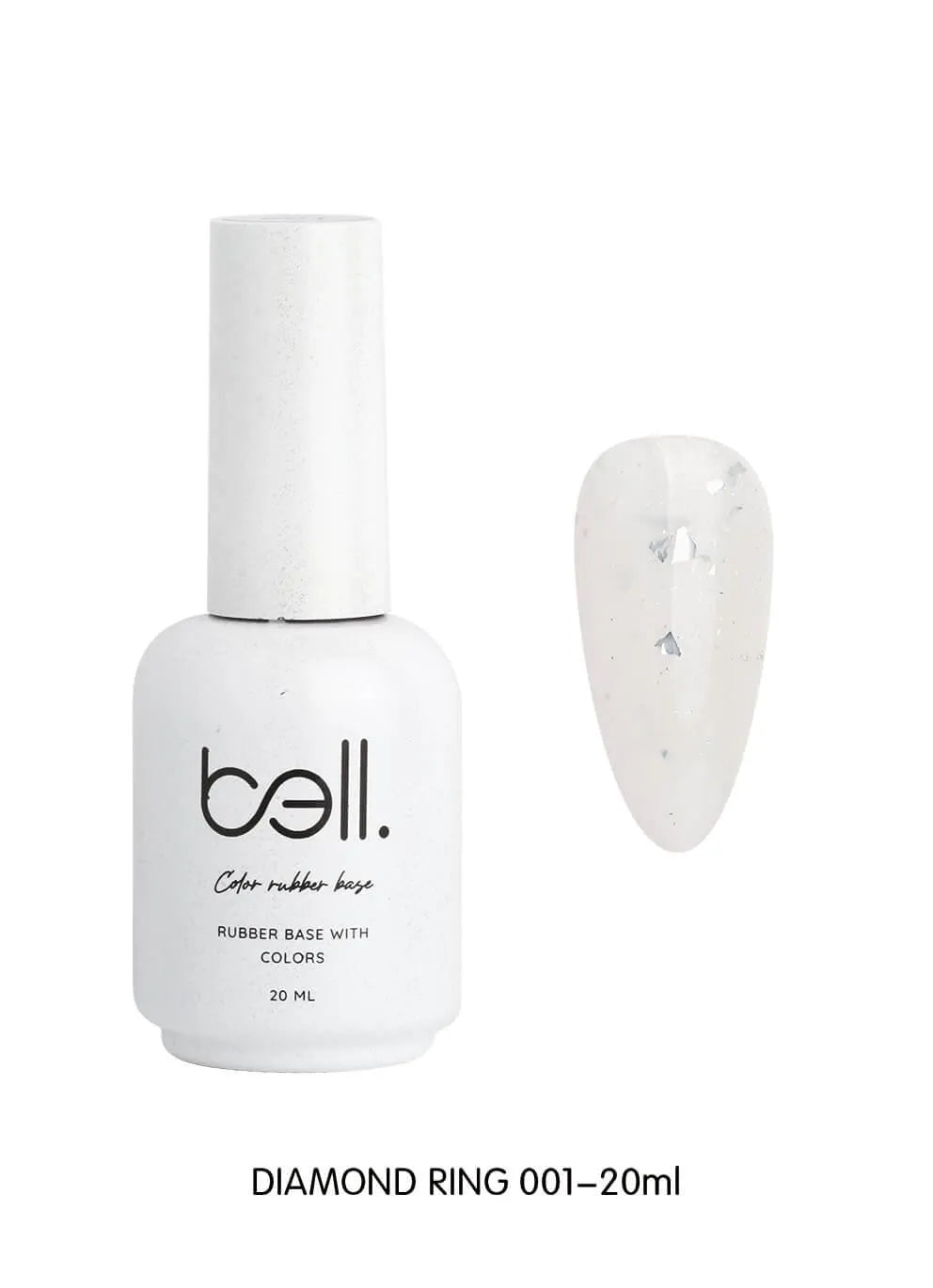 Bell nail polish base gel with color 001