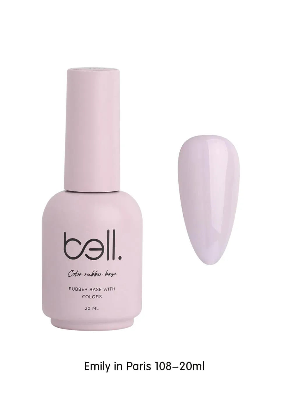 Bell nail polish base gel with color 108