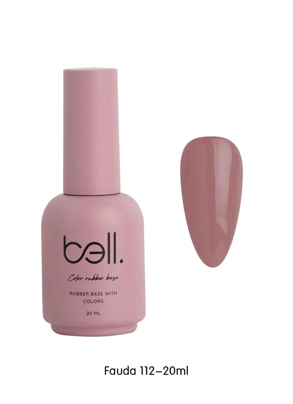 Bell nail polish base gel with color 112