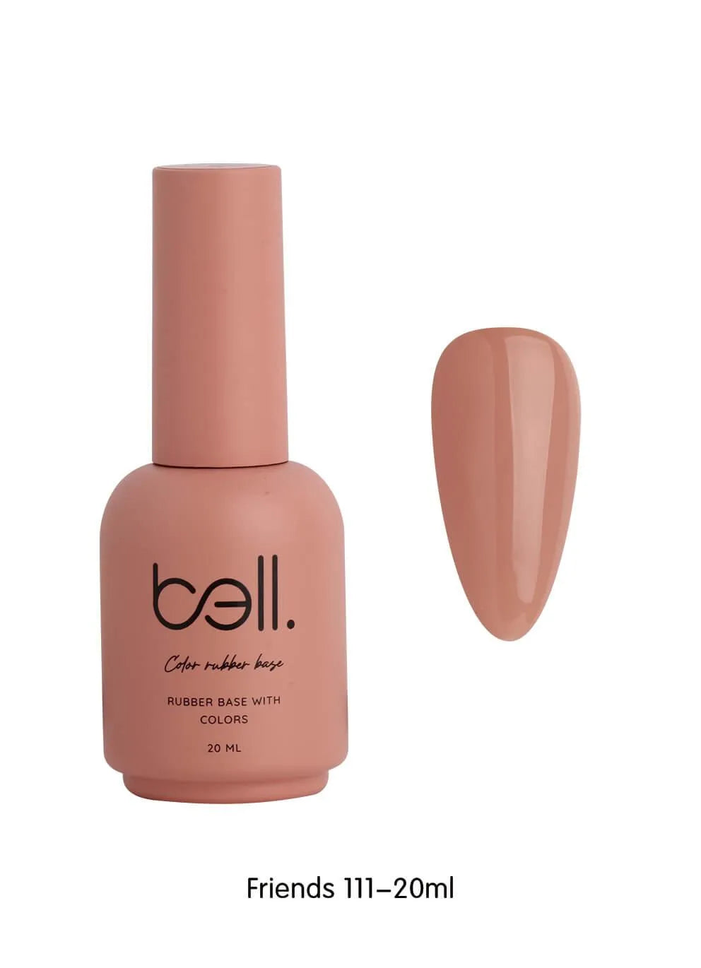 Bell nail polish base gel with color 111