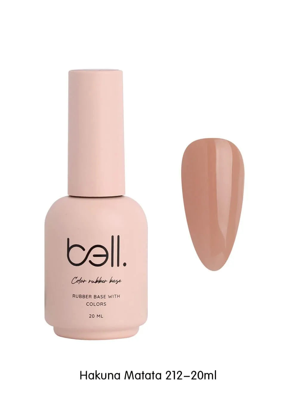 Bell nail polish base gel with color 212