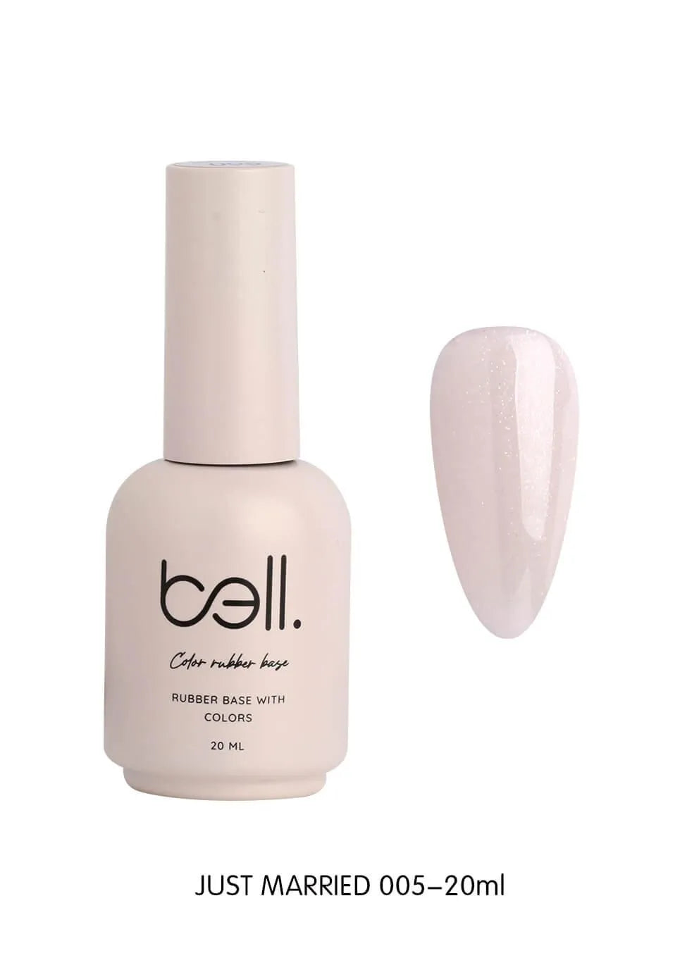 Bell nail polish base gel with color 005