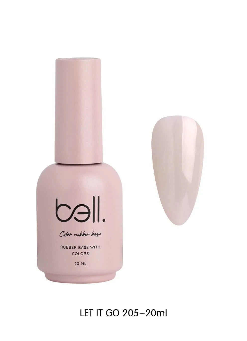 Bell nail polish base gel with color 205