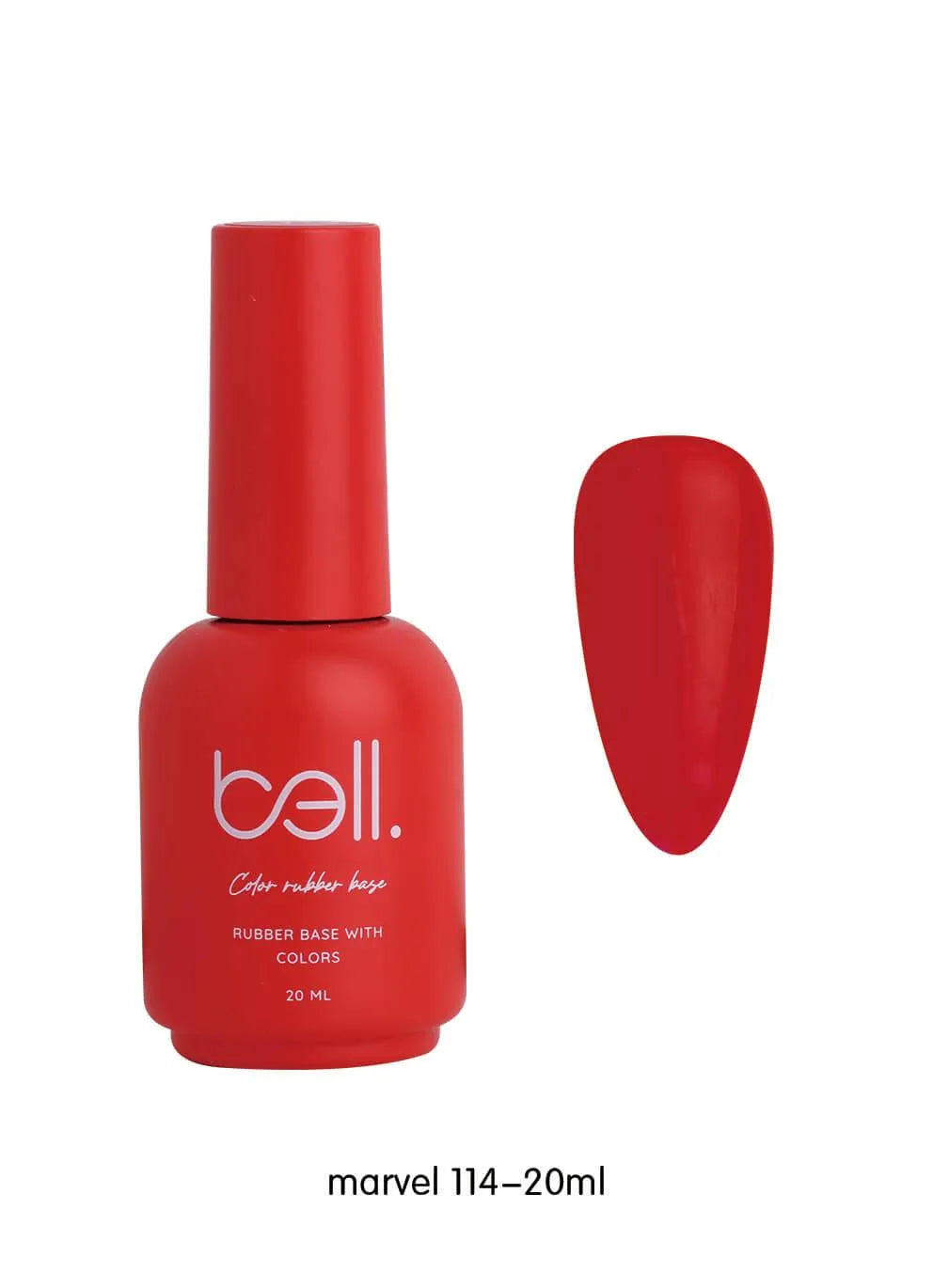 Bell nail polish base gel with color 114