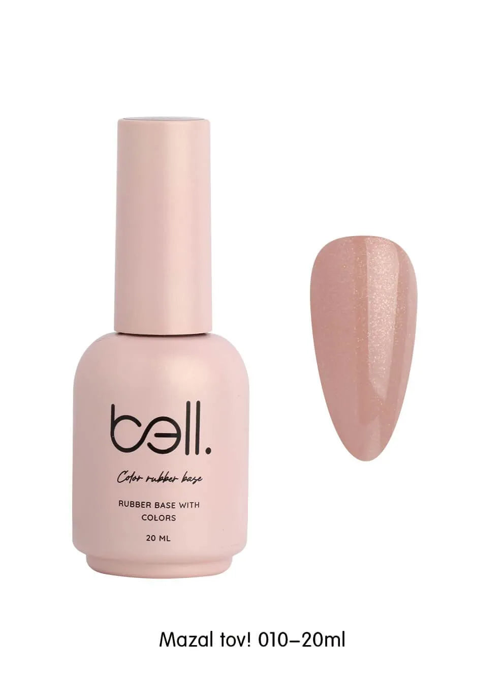 Bell nail polish base gel with color 010